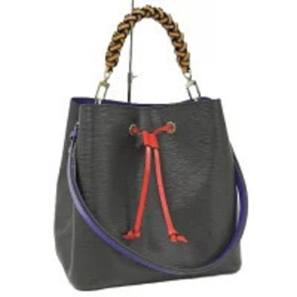 LOUIS VUITTON Neo Noe Handbag Epi Noir Black